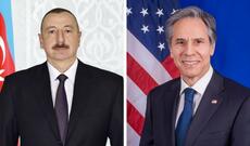 Prezident İlham Əliyevlə ABŞ dövlət katibi arasında telefon danışığı olub