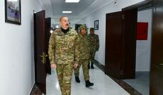 İlham Əliyev Füzulidə yeni hərbi hissədə