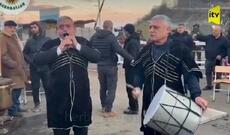 Aksiyaçılar Xankəndi yoluna zurna-davul gətirdi - Video