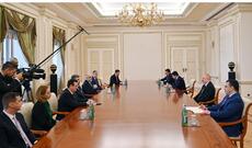 Azərbaycan Prezidenti İlham Əliyev Rumıniya Parlamentinin nümayəndə heyətini qəbul edib