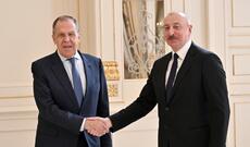 Azərbaycan Prezidenti İlham Əliyev Rusiyanın xarici işlər naziri Sergey Lavrovu qəbul edib