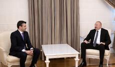 Azərbaycan Prezidenti İlham Əliyev Türkiyənin “Baykar” şirkətinin texniki direktoru Selçuk Bayraktarı qəbul edib