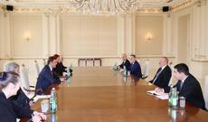 Prezident İlham Əliyev ATƏT-in fəaliyyətdə olan sədrini qəbul edib