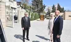 Prezident İlham Əliyev və birinci xanım Mehriban Əliyeva Nərimanov rayonunda “Cümə” məscidinin açılışında iştirak ediblər