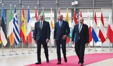 Brüsseldə Prezident İlham Əliyevin Avropa İttifaqı Şurasının Prezidenti və Ermənistanın baş naziri ilə görüşü olub