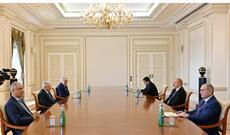 Prezident İlham Əliyev Türkiyənin Ədalət və İnkişaf Partiyası sədrinin birinci müavini Binəli Yıldırımı qəbul edib