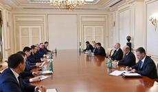 Azərbaycan Prezidenti İlham Əliyev Qazaxıstanın Baş nazirini qəbul edib