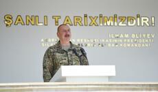 Prezident İlham Əliyev Müdafiə Nazirliyinin komando hərbi hissələrinin birində yaradılan şəraitlə tanış olub, hərbi hissəyə Döyüş bayrağını təqdim edib