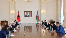 Azərbaycan və Albaniya prezidentlərinin geniş tərkibdə görüşü olub