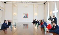 Prezident İlham Əliyev Türkiyə Böyük Millət Məclisinin sədrini qəbul edib