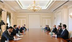 Prezident İlham Əliyev İsrailin müdafiə nazirini qəbul edib