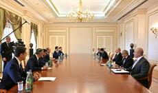 Prezident İlham Əliyev Özbəkistanın Baş nazirini qəbul edib