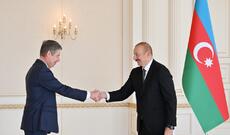 Prezident İlham Əliyev Rusiyanın Azərbaycanda yeni təyin olunmuş səfirinin etimadnaməsini qəbul edib