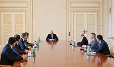 Prezident İlham Əliyev türk dövlətlərinin Bakıda keçirilən tədbirlərdə iştirak edən nazirlərini qəbul edib