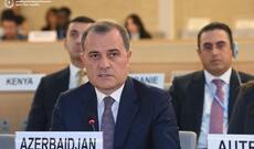 Ceyhun Bayramov BMT İnsan Hüquqları Şurasının sessiyasında Ermənistanın təxribatlarından danışıb