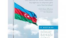 Birinci vitse-prezident Mehriban Əliyeva Dövlət Bayrağı Günü ilə bağlı paylaşım edib