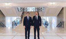 Prezident İlham Əliyev Gürcüstan parlamenti sədrinin başçılıq etdiyi nümayəndə heyətini qəbul edib