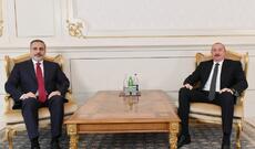 Azərbaycan Prezidenti İlham Əliyev Türkiyənin xarici işlər nazirini qəbul edib