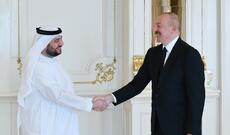 Prezident İlham Əliyev Birləşmiş Ərəb Əmirliklərinin investisiya nazirini qəbul edib
