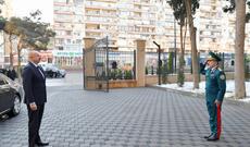 Prezident İlham Əliyev Bakıda Dövlət Sərhəd Xidmətinin yeni hərbi hospital kompleksinin açılışında iştirak edib
