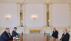 Azərbaycan Prezidenti İlham Əliyev Rusiya Hökuməti sədrinin müavini Aleksey Overçuku qəbul edib