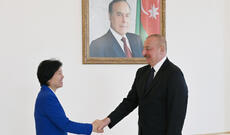 Prezident İlham Əliyev Çin Xalq Siyasi Məşvərət Şurasının Ümumçin Komitəsinin sədr müavininin başçılıq etdiyi nümayəndə heyətini qəbul edib