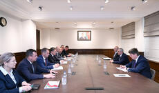 Prezident Administrasiyasının rəhbəri Samir Nuriyev Belarusun Baş nazirinin müavini İqor Petrişenko ilə görüşüb