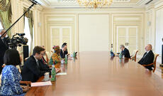 Prezident İlham Əliyev Ümumdünya Ticarət Təşkilatının baş direktorunu qəbul edib