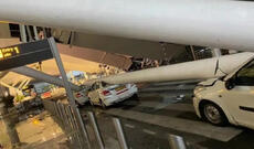 Hava limanının damının uçması nəticəsində 1 nəfər ölüb, 8 nəfər isə yaralanıb