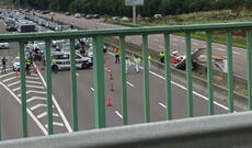 Təyyarə magistral yolda qəzaya uğrayıb