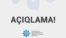 Medianın İnkişafı Agentliyi ictimaiyyəti şübhəli məlumat mənbələrinə etibar etməməyə
çağırıb