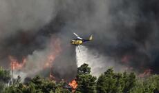 Yunanıstanda irimiqyaslı meşə yanğınları başlayıb