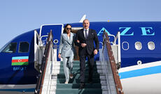 Azərbaycan Prezidenti İlham Əliyev Özbəkistana dövlət səfərinə gəlib