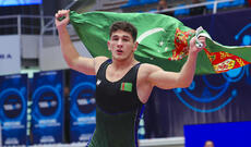 Türkmənistanlı güləşçi ölkə tarixində ilk dəfə U-20 Dünya Çempionatında qızıl medal qazanıb