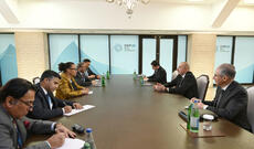 Prezident İlham Əliyev Millətlər Birliyi təşkilatının Baş katibi ilə görüşüb