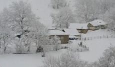 Azərbaycanda bu ərazidə qarın hündürlüyü 1 metrə az qaldı-Fotolar