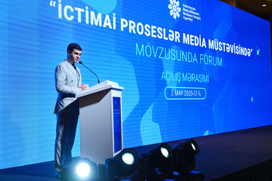 Bakıda "İctimai proseslər media müstəvisində" mövzusunda forum keçirilir