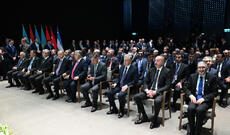 Prezident İlham Əliyev Nobel mükafatı laureatı Əziz Sancarın Əlişir Nəvai Beynəlxalq Mükafatı ilə təltif olunması mərasimində iştirak edib