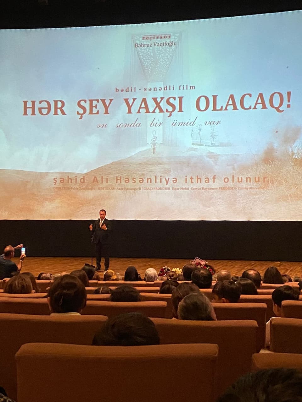 Vətən müharıbəsi şəhidi Alı Həsənliyə həsr olunmuş film təqdim edildi-Fotolar