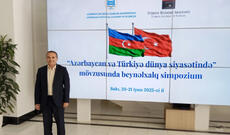 Faiq Ələkbərli “Türk Birliyi ideyasından Türk Dövlətləri Təşkilatlarına doğru” mövzusunda məruzə edib