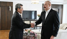Azərbaycan Prezidenti İlham Əliyev Xankəndidə Türkmənistanın Nazirlər Kabineti Sədrinin müavinini qəbul edib