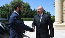 Prezident İlham Əliyevin Suriyanın keçid dövrü Prezidenti ilə görüşü olub