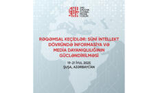 Bu gün 3-cü Şuşa Qlobal Media Forumu işə başlayıraz