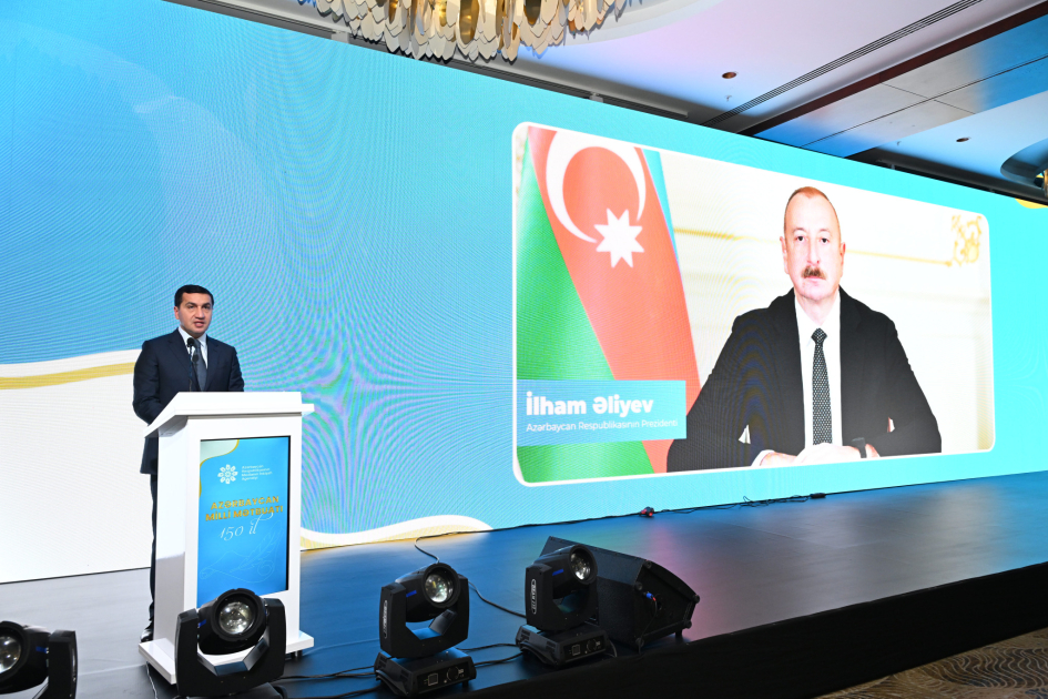 Azərbaycan milli mətbuatının 150 illik yubileyinə həsr olunan tədbir keçirilib-Video
