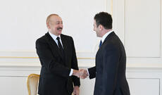 Prezident İlham Əliyev “The Goldman Sachs Group Inc.” şirkətinin qlobal məsələlər üzrə prezidentini qəbul edib