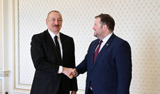 Prezident İlham Əliyev Böyük Britaniya və Şimali İrlandiya Birləşmiş Krallığının dövlət nazirini qəbul edib