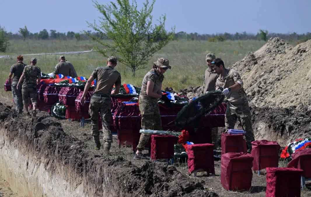 Ukraynada 220 minə yaxın rus əsgəri həlak olub