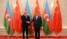 Tiencin şəhərində Azərbaycan Prezidenti İlham Əliyevin Çinin Sədri Si Cinpin ilə görüşü olub