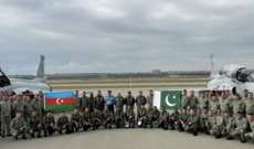 Pakistanın  JF-17 Thunder Block-III döyüş təyyarələri “Hind Qalxanı Alpha” ikitərəfli hava təlimində iştirak etmək üçün Azərbaycana gəlib