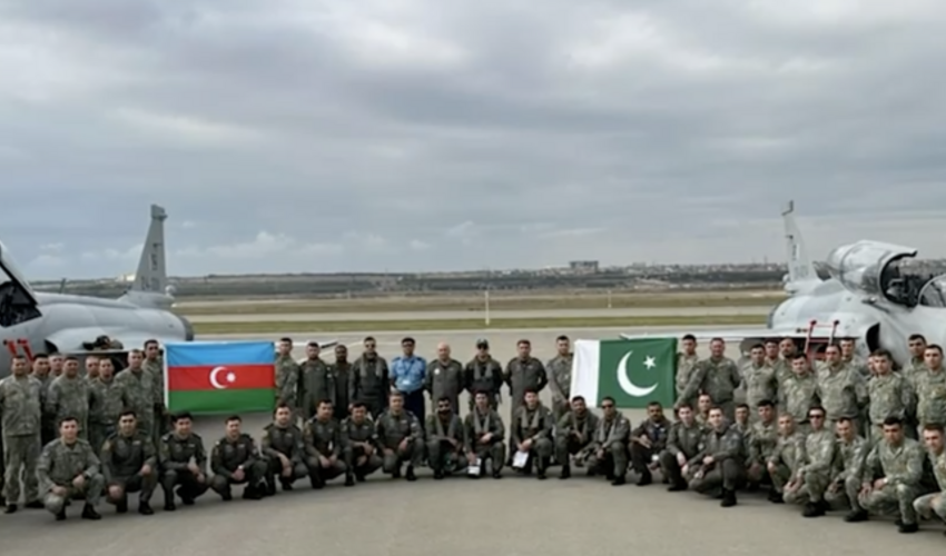 Pakistanın  JF-17 Thunder Block-III döyüş təyyarələri “Hind Qalxanı Alpha” ikitərəfli hava təlimində iştirak etmək üçün Azərbaycana gəlib